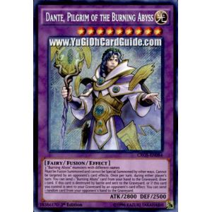 Dante, Pilgrim of the Burning Abyss (Secret Rare)