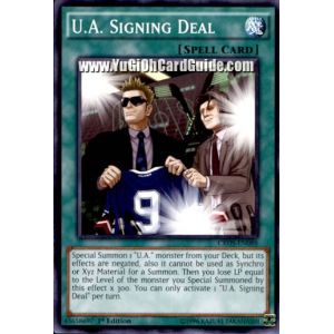 U.A. Signing Deal