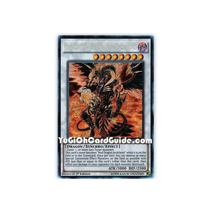 Scarlight Red Dragon Archfiend Secret Rare