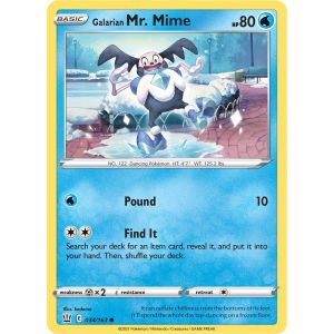 Galarian Mr. Mime - Reverse