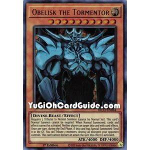 Obelisk the Tormentor (Secret Pharaoh's Rare)