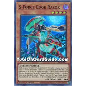 S-Force Edge Razor (Super Rare)