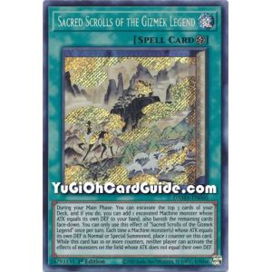 Sacred Scrolls of the Gizmek Legend (Secret Rare)