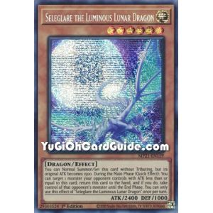 Seleglare the Luminous Lunar Dragon (Prismatic Secret Rare)