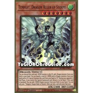 Tempest, Dragon Ruler of Storms (Premium Gold Rare)