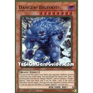 Danger! Bigfoot! (Premium Gold Rare)