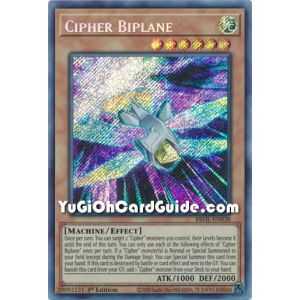 Cipher Biplane (Secret Rare)