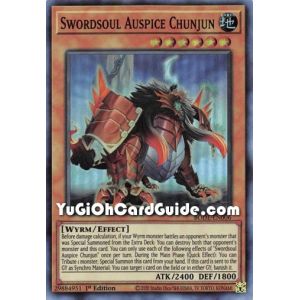Swordsoul Auspice Chunjun (Super Rare)