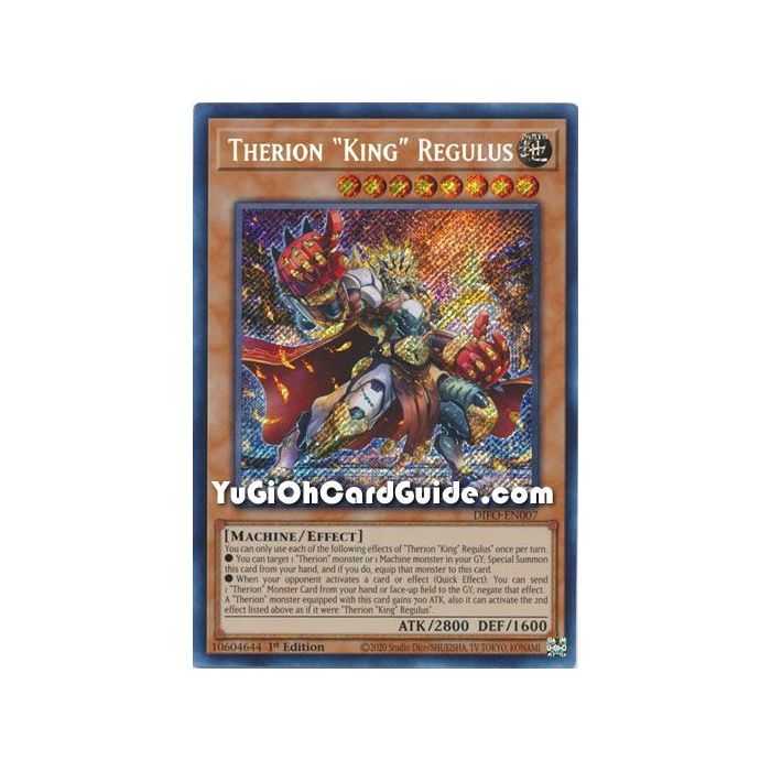 thumbnail image 2 of NM Therion King Regulus – MP23-EN063 – Prismatic Secret Rare 1st Edition (Yu-Gi-Oh!) 2 of 6