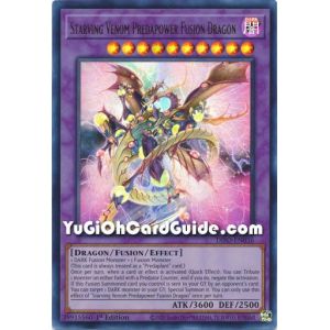 Starving Venom Predapower Fusion Dragon (Ultra Rare)