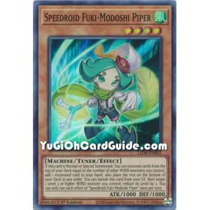 Speedroid Fuki-Modoshi Piper (Super Rare)