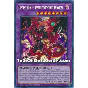 Destiny HERO - Destroyer Phoenix Enforcer (Prismatic Secret Rare)