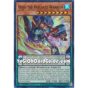 Hojo the Vaylantz Warrior (Super Rare)