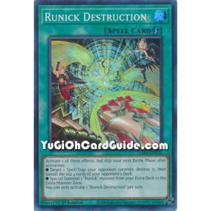 Runick Destruction (Super Rare)