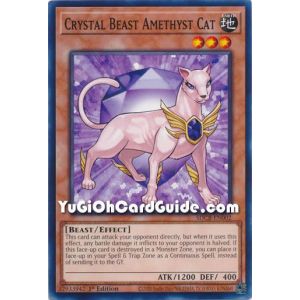 Crystal Beast Amethyst Cat (Common)