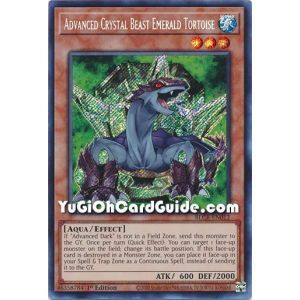 Advanced Crystal Beast Emerald Tortoise (Secret Rare)