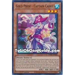 Yu-Gi-Oh – Protège-Cartes Gold Pride Carrie's Crew