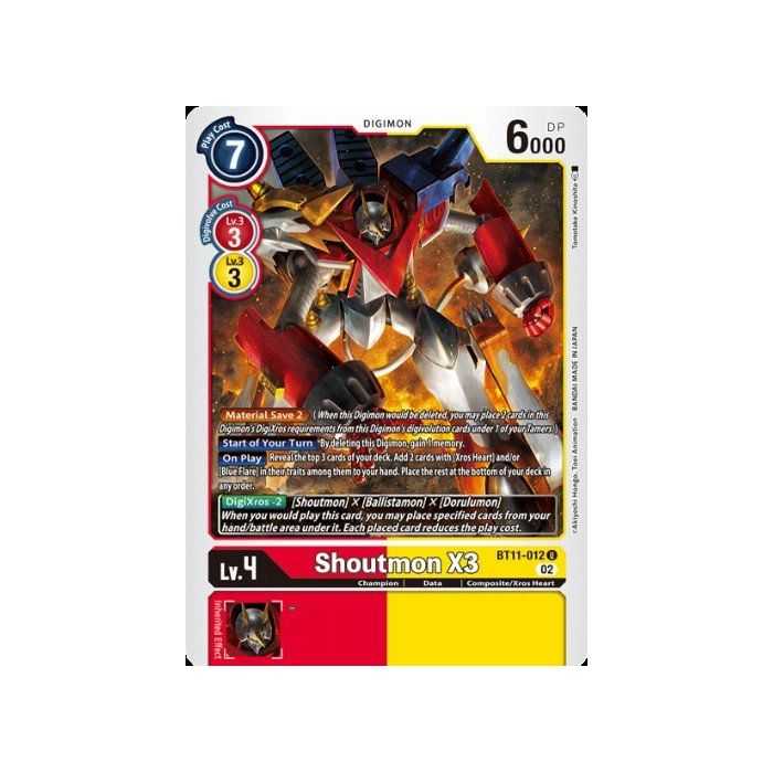 Shoutmon X3 (Uncommon)