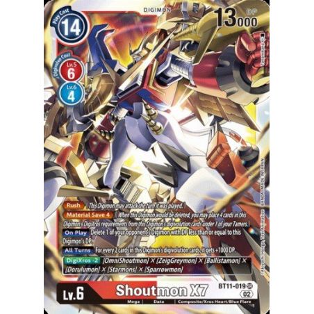 Shoutmon X7 (Super Rare)