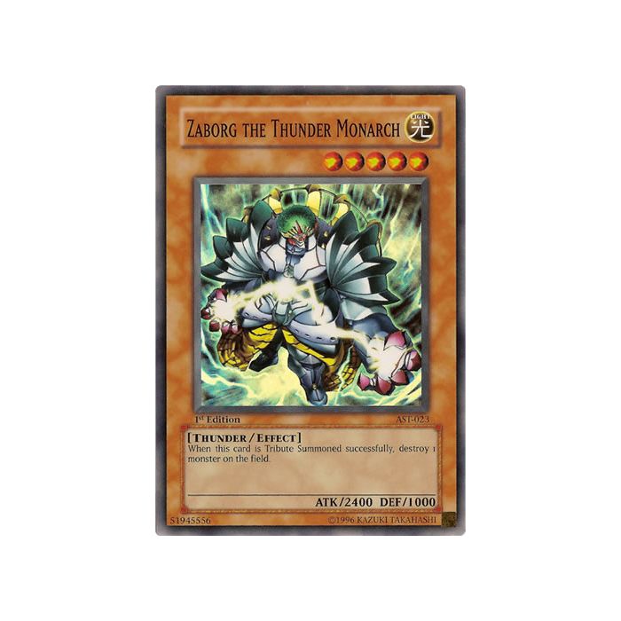 Zaborg the Thunder Monarch (Super Rare)