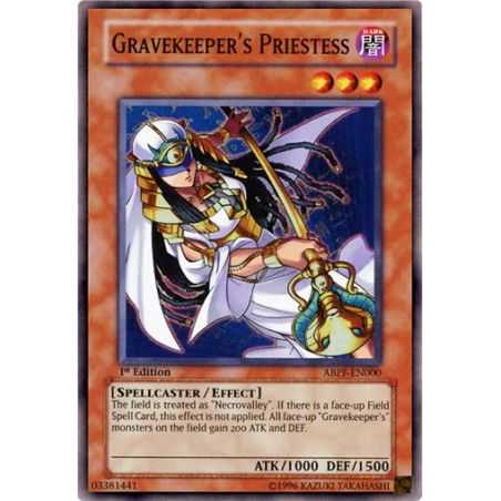 Gravekeeper's Priestess (Super Rare)