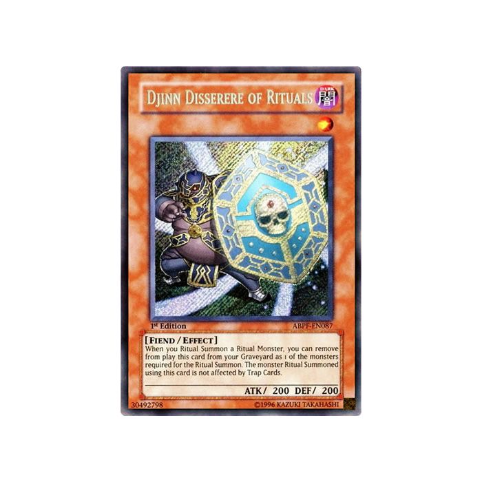 Djinn Disserere of Rituals (Secret Rare)