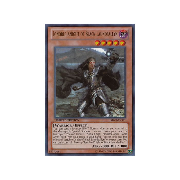 Ignoble Knight of Black Laundsallyn (Super Rare)