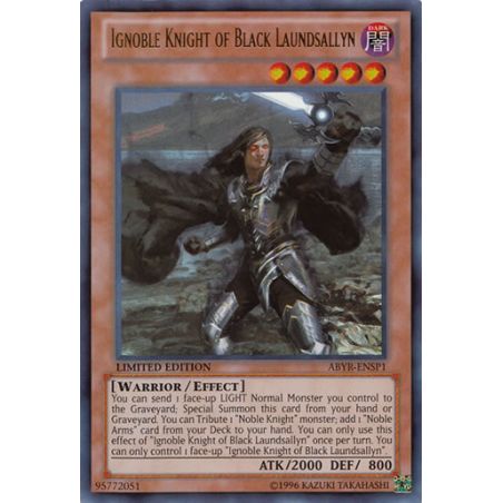 Ignoble Knight of Black Laundsallyn (Super Rare)