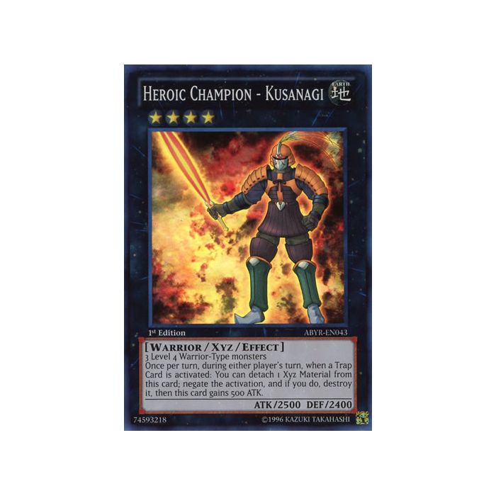 Heroic Champion - Kusanagi (Super Rare)