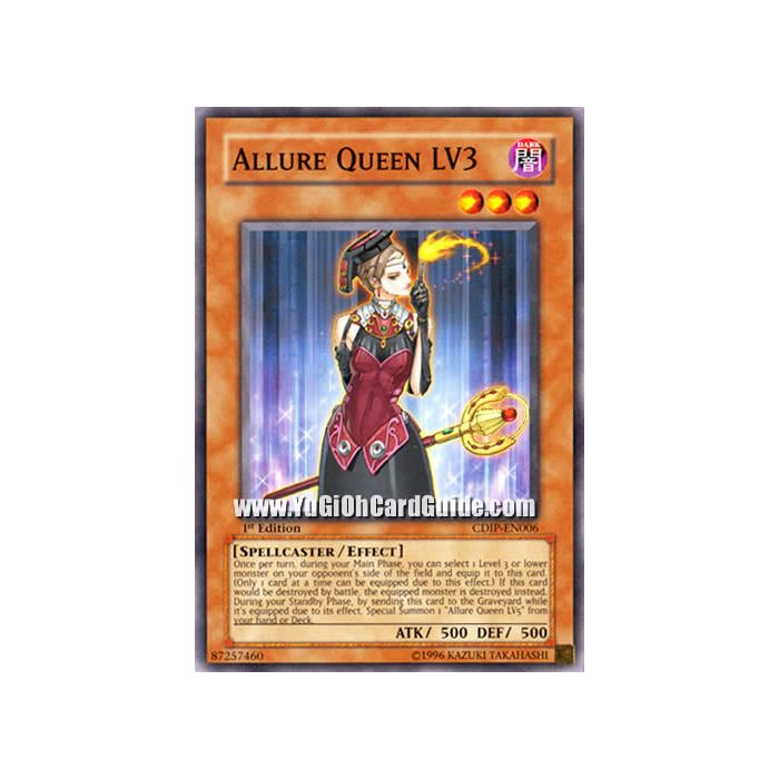 Allure Queen LV3, Decks and Ruling