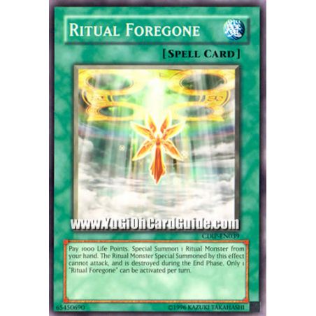 Ritual Foregone (Common)