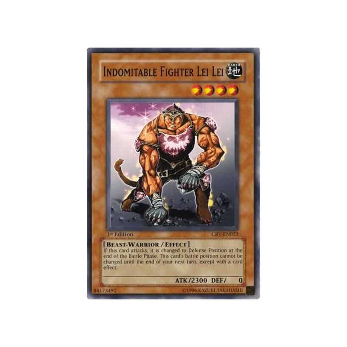 Yu-Gi-Oh! Carta Indomitable Fighter Lei Lei (CRV-EN023) – Cybernetic Revolution – Unlimited – Comune