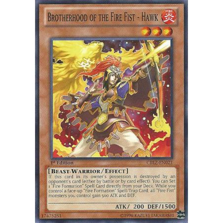 Brotherhood of the Fire Fist - Hawk (Common)