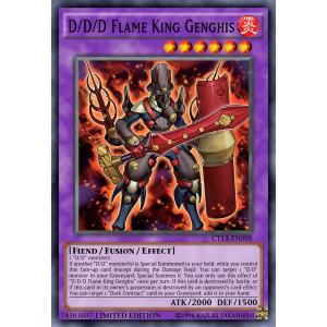 D/D/D Flame King Genghis (Super Rare)