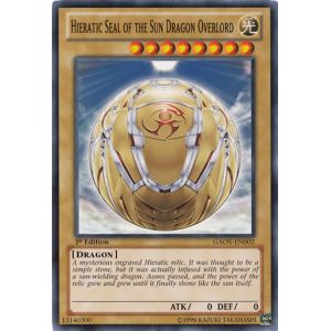 Hieratic Seal of the Sun Dragon Overlord 