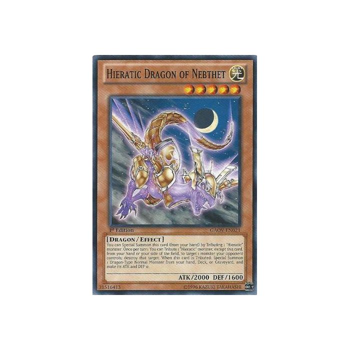 Hieratic Dragon of Nebthet (Common)