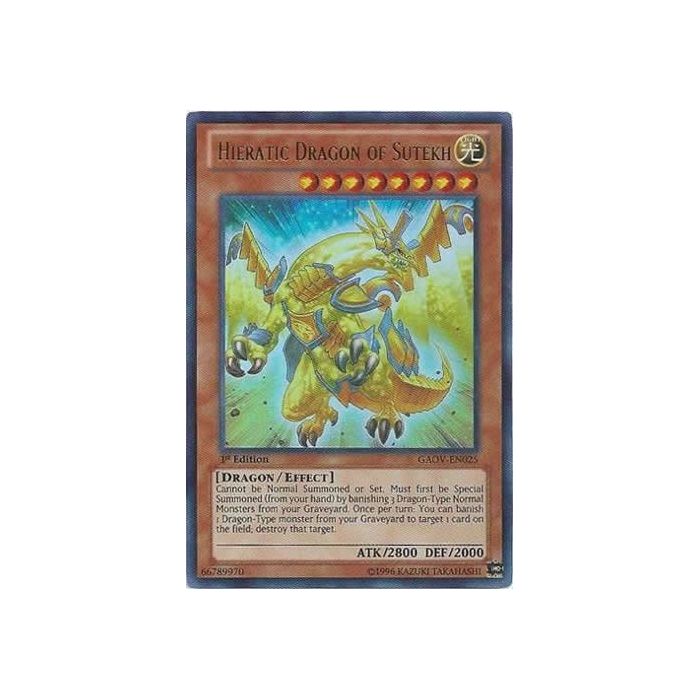 Hieratic Dragon of Sutekh (Ultra Rare)