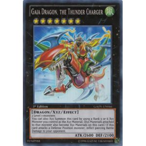 Gaia Dragon, the Thunder Charger (Super Rare)