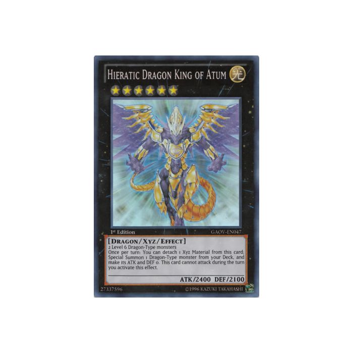 Hieratic Dragon King of Atum (Super Rare)