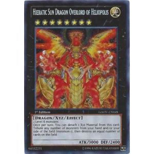 Hieratic Sun Dragon Overlord of Heliopolis (Secret Rare)