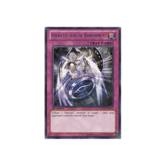 Hieratic Seal of Banishment (Rare)