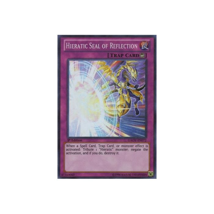 Hieratic Seal of Reflection (Super Rare)