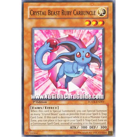 Crystal Beast Ruby Carbuncle (Common)