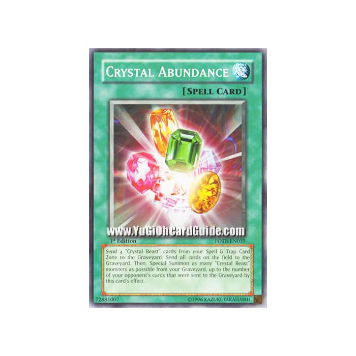 Crystal Abundance (Common)