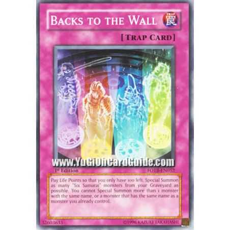 Backs to the Wall (Common)