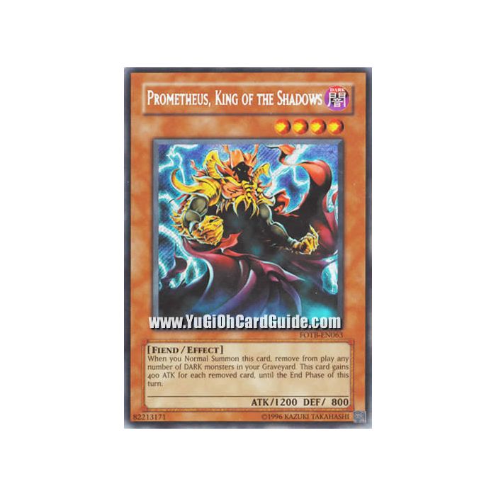 Prometheus, King of the Shadows (Secret Rare)