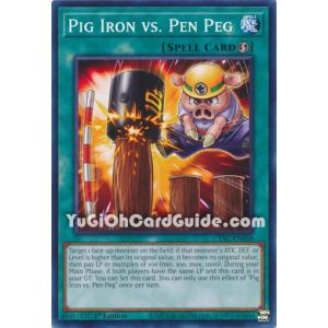 Pig Iron vs. Pen Peg (Common)