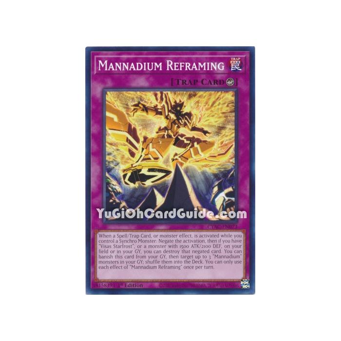 Mannadium Reframing (Common)