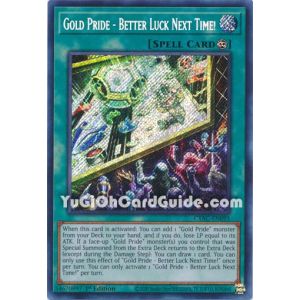 Gold Pride - Better Luck Next Time! (Secret Rare)