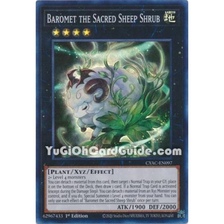 Baromet the Sacred Sheep Shrub (Super Rare)